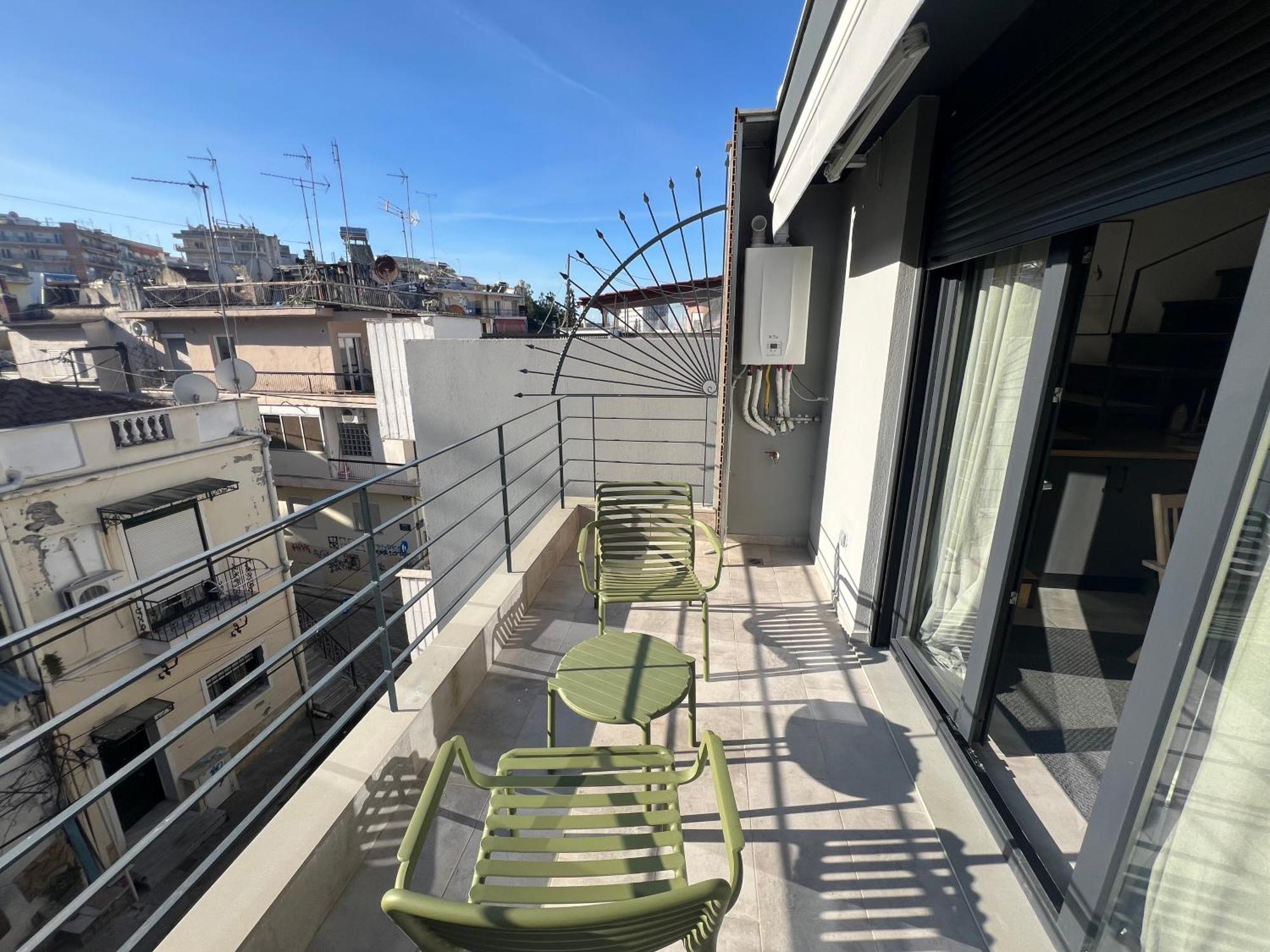 Skyline Oasis Thesbnb Apartman Szaloniki Kültér fotó